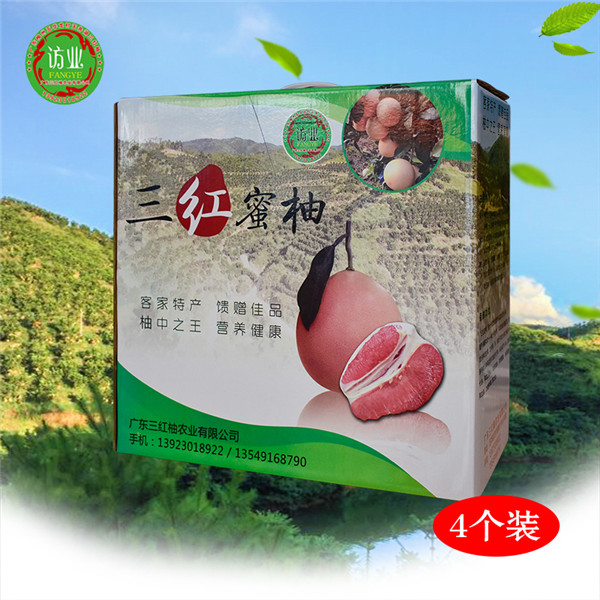 三紅蜜柚四個裝